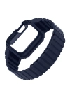 Apple Watch 44mm KRD-142 Airbag Tasarımlı Kasa Koruyuculu Silikon Kordon