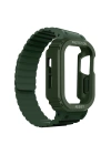 Apple Watch 44mm KRD-142 Airbag Tasarımlı Kasa Koruyuculu Silikon Kordon