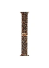 Apple Watch 44mm Redclick KRD-01 Leopar Desenli Metal Kordon