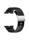 Apple Watch 44mm Redclick KRD-145 Metal Tokalı Silikon Kordon