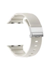 Apple Watch 44mm Redclick KRD-145 Metal Tokalı Silikon Kordon