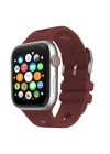 Apple Watch 7 45mm Delikli Tasarım Redclick KRD-147 Silikon Kordon