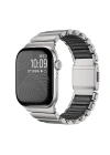 Apple Watch 7 45mm Redclick KRD-149 Titanyum Silikon Kordon