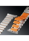 Apple Watch 7 45mm Redclick KRD-149 Titanyum Silikon Kordon