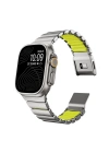 Apple Watch 7 45mm Redclick KRD-152 Titanyum Silikon Kordon