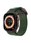 Apple Watch 7 45mm Redclick KRD-154 Naylon Kumaş Hasır Örgülü Kordon