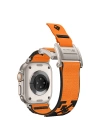 Apple Watch 7 45mm Redclick KRD-154 Naylon Kumaş Hasır Örgülü Kordon
