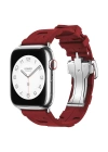 Apple Watch 7 45mm Spor Görünümlü Redclick KRD-94 Silikon Kordon