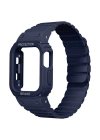 Apple Watch Ultra 49mm KRD-142 Airbag Tasarımlı Kasa Koruyuculu Silikon Kordon