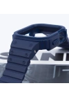 Apple Watch Ultra 49mm KRD-142 Airbag Tasarımlı Kasa Koruyuculu Silikon Kordon