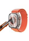 Apple Watch Ultra 49mm Redclick ALM-01 Metal Çerçeveli Ekran Koruyucu