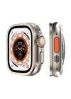 Apple Watch Ultra 49mm Redclick ALM-01 Metal Çerçeveli Ekran Koruyucu