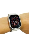 Apple Watch Ultra 49mm Redclick Alm-02 Metal Çerçeveli Ekran Koruyucu