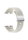 Apple Watch Ultra 49mm Redclick KRD-145 Metal Tokalı Silikon Kordon
