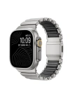 Apple Watch Ultra 49mm Uyumlu Redclick KRD-152 Titanyum Silikon Kordon