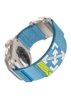 Apple Watch Ultra 49mm Redclick KRD-154 Naylon Kumaş Hasır Örgülü Kordon