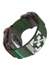 Apple Watch Ultra 49mm Redclick KRD-154 Naylon Kumaş Hasır Örgülü Kordon
