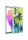 Galaxy A13 4g Kılıf Kamera Korumalı Renkli Desenli Sert Silikon Redclick Korn Kapak