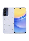 Galaxy A15 Kılıf Airbag Tasarımlı Simli Şeffaf Redclick Kutup Kapak