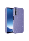 Galaxy A15 Kılıf Kamera Korumalı Simli Lüks Redclick Koton Kapak