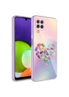 Galaxy A22 4g Kılıf Kamera Korumalı Desenli Sert Silikon Redclick Epoksi Kapak