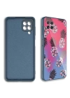Galaxy A22 4g Kılıf Kamera Korumalı Desenli Sert Silikon Redclick Epoksi Kapak