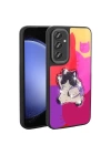 Galaxy A34 Kılıf Parlayan Kabartmalı İkonik Figürlü Redclick Amas Silikon Kapak