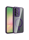 Galaxy A37 Kılıf Standlı ve Kamera Lens Hediyeli Redclick Etro Kapak