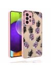 Galaxy A52 Kılıf Desenli Kamera Korumalı Parlak Redclick Nora Kapak