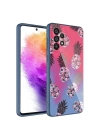 Galaxy A52 Kılıf Kamera Korumalı Desenli Sert Silikon Redclick Epoksi Kapak
