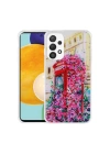 Galaxy A52 Kılıf Simli Desenli Kamera Korumalı Parlak Redclick Popy Kapak