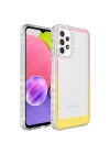 Galaxy A52 Kılıf Simli Ve Renk Geçiş Tasarımlı Lens Korumalı Redclick Park Kapak