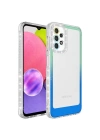 Galaxy A52 Kılıf Simli Ve Renk Geçiş Tasarımlı Lens Korumalı Redclick Park Kapak