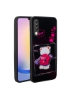 Galaxy A70 Kılıf Parlayan Kabartmalı İkonik Figürlü Redclick Amas Silikon Kapak