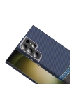 Galaxy S23 Ultra Kılıf M-safe Şarj Özellikli Karbon Fiber Görünümlü Redclick Gros Kapak