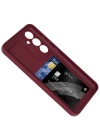 Galaxy S24 FE Kılıf Kamera Korumalı Kartlık Hazneli Redclick Vitra Kapak
