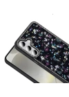 Galaxy S24 FE Kılıf Taşlı ve Simli Tasarım Redclick Azra Kapak