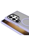 Galaxy S24 Ultra Kılıf Sert PC Arka Yüzey Wireless Şarj Özellikli Redclick Flet Magsafe Kapak