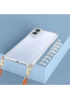 Galaxy S25 Edge Kılıf Airbagli Takılabilir Askı Aparatlı Redclick Snap Silikon Kapak