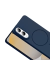 Galaxy S25 Edge Kılıf M-safe Şarj Özellikli Redclick Ruby Sert Kapak