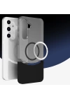 Galaxy S25 Plus Kılıf M-Safe Şarj Özellikli Mıknatıslı Redclick Duble Kapak