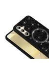 Galaxy S26 Kılıf Pırlanta Tasarımlı M-safe Şarj Özellikli Redclick Mozaik Silikon Kapak