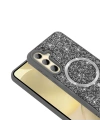 Galaxy S26 Plus Kılıf Pırlanta Tasarımlı M-safe Şarj Özellikli Redclick Mozaik Silikon Kapak