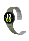 Galaxy Watch 4 5 6 Pro Redclick KRD-111 20mm Çizgili Desenli Ultra Hafif Silikon Kordon