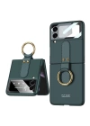 Galaxy Z Flip 3 Kılıf Redclick Flip Ring Kıpta Kapak