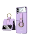 Galaxy Z Flip 3 Kılıf Redclick Flip Ring Kıpta Kapak