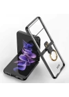 Galaxy Z Flip 3 Kılıf Redclick Yüzüklü Kıpta Kapak