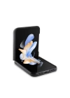 Galaxy Z Flip 5 Kılıf Lacoste Orjinal Lisanslı PU Pike Desenli Arka Yüzey İkonik Timsah Dokuma Logolu Kapak