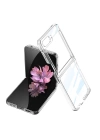 Galaxy Z Flip 6 Kılıf Redclick Full Camlı Kıpta Kapak