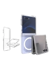 Galaxy Z Flip 7 Kılıf Kamera Korumalı M-safe Sert PC Redclick Porto Kapak